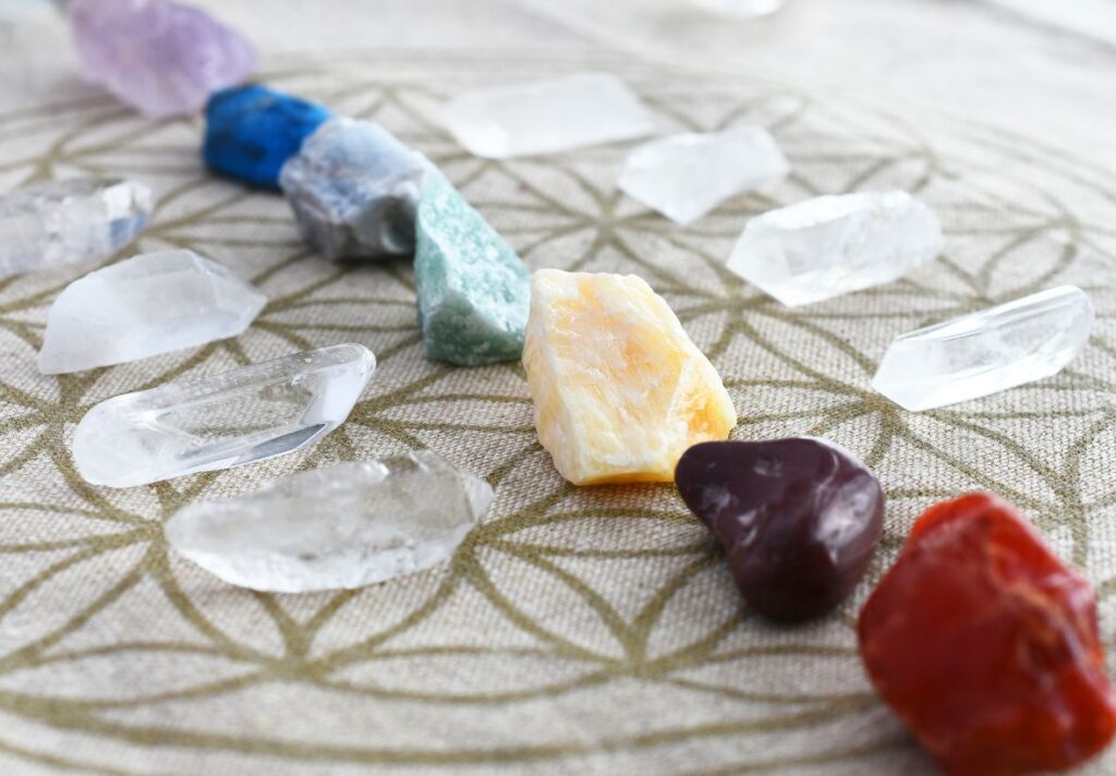 piedras minerales, cristales esotéricos