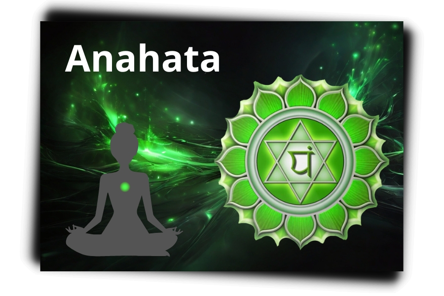 símbolo, ubicación y color del chakra corazón anahata